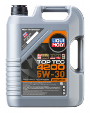 LIQUI MOLY 力魔 Top Tec 4200 頂級科技機油 5W-30 (5L)